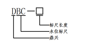 水位标尺型号编制